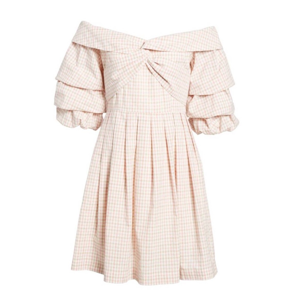 Chriselle x J.O.A. Tiered Sleeve Minidress - Picture 3 of 9